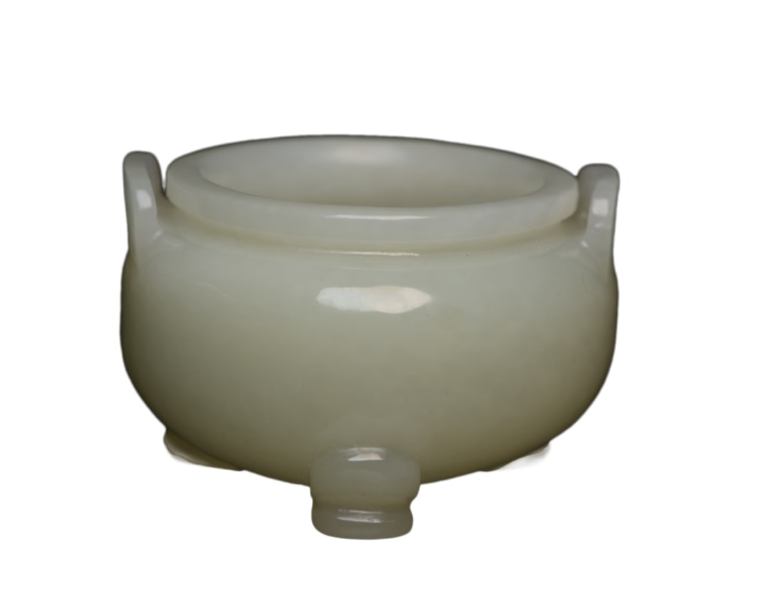 Chinese Hetian Jade Incense Burner (1 of 10)