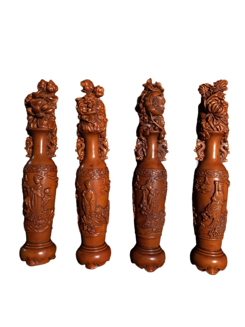 Vintage Chinese Hetian Jade Carved Four Beautiful Woman Statue: Vintage Chinese Hetian Jade Carved Four Beautiful Woman StatueDimension: 195 x 40 (mm) 7.68 x 1.57 (inches) Weight: 1.21 lbs/ 550 g