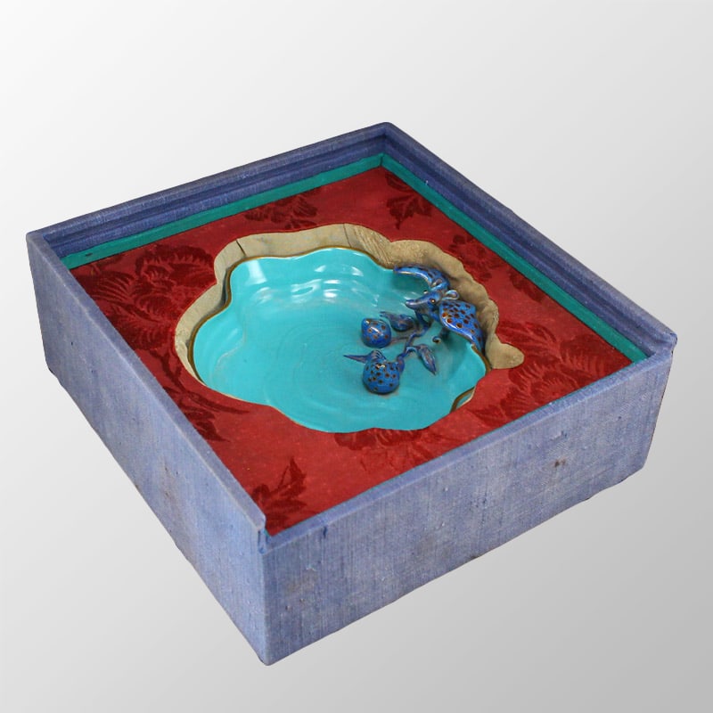 Vintage Chinese Gilt Edge Turquoise Glaze Fortune Bat Porcelain Brush Washer: Vintage Chinese Gilt Edge Turquoise Glaze Fortune Bat Porcelain Brush Washer w Qianlong Mark Dimension: 150 x 155 x 52(mm) 5.91 x 6.10 x 2.05 (inches) Weight: 0.81 lbs/367 g