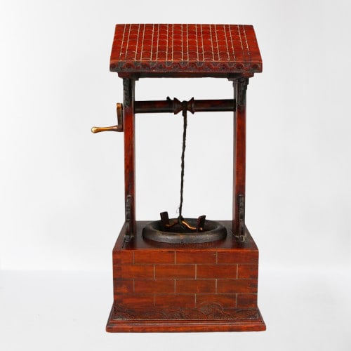 Chinese Rosewood Water Well Modle: Chinese Rosewood Water Well Modle Dimension: 225 x 118 x 118(mm) 8.86 x 4.65 x 4.65(inches)Weight: 1.08 lbs/488 g