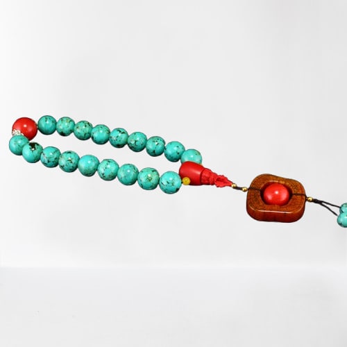 Natural Turquoise Beads Bracelet: Natural Turquoise Beads Bracelet Dimension:297 x 16(mm)11.69 x 0.63 (inches)