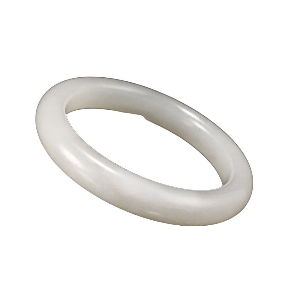 Inside Diameter 53mm Chinese Natural Hetian Jade Bracelet: Inside Diameter 53mm Chinese Natural Hetian Jade BraceletDimension: 11 (mm) 0.43 (inches)Inside Diameter: 53 (mm) 2.09 (inches) Weight: 0.08 lbs/ 38 g