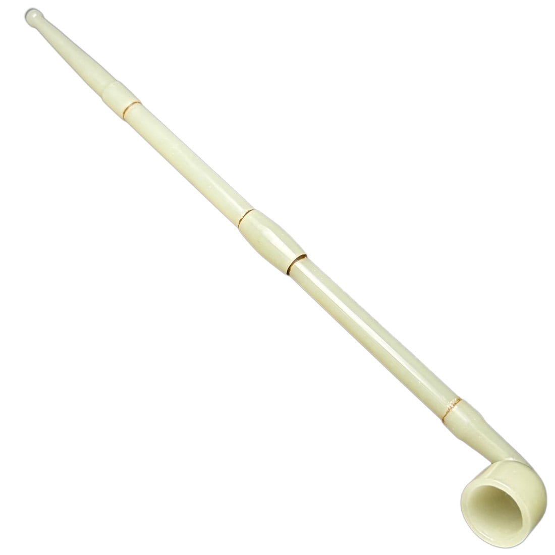 Chinese Hetian Jade Hand-Carved Tobacco Pipe Statue 81g (1 of 10)