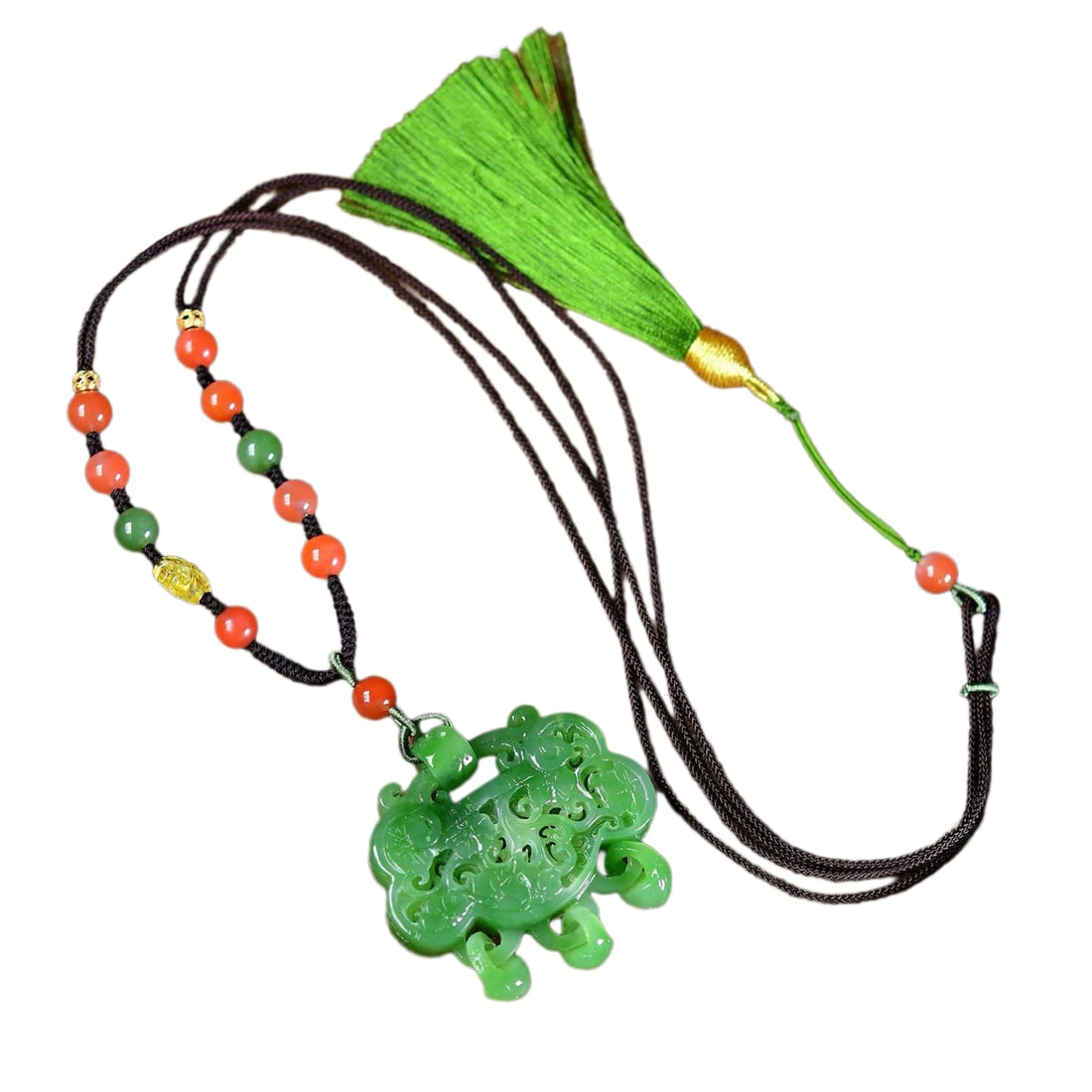 Chinese Green Hetian Jade Hand-Carved Ruyi Pendant w Flowers 33.57g: Chinese Green Hetian Jade Hand-Carved Ruyi Pendant w Flowers 33.57gDimension: 50.6 x 50.4 x 10.7 (mm) 1.99 x 1.98 x 0.42 (inches) Weight: 0.07 lbs/ 33.57 g