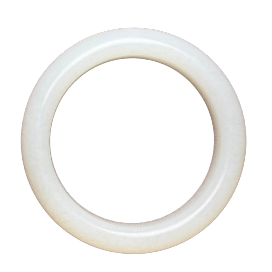 Inside Diameter 59mm Chinese White Hetian Jade Bracelet (1 of 10)