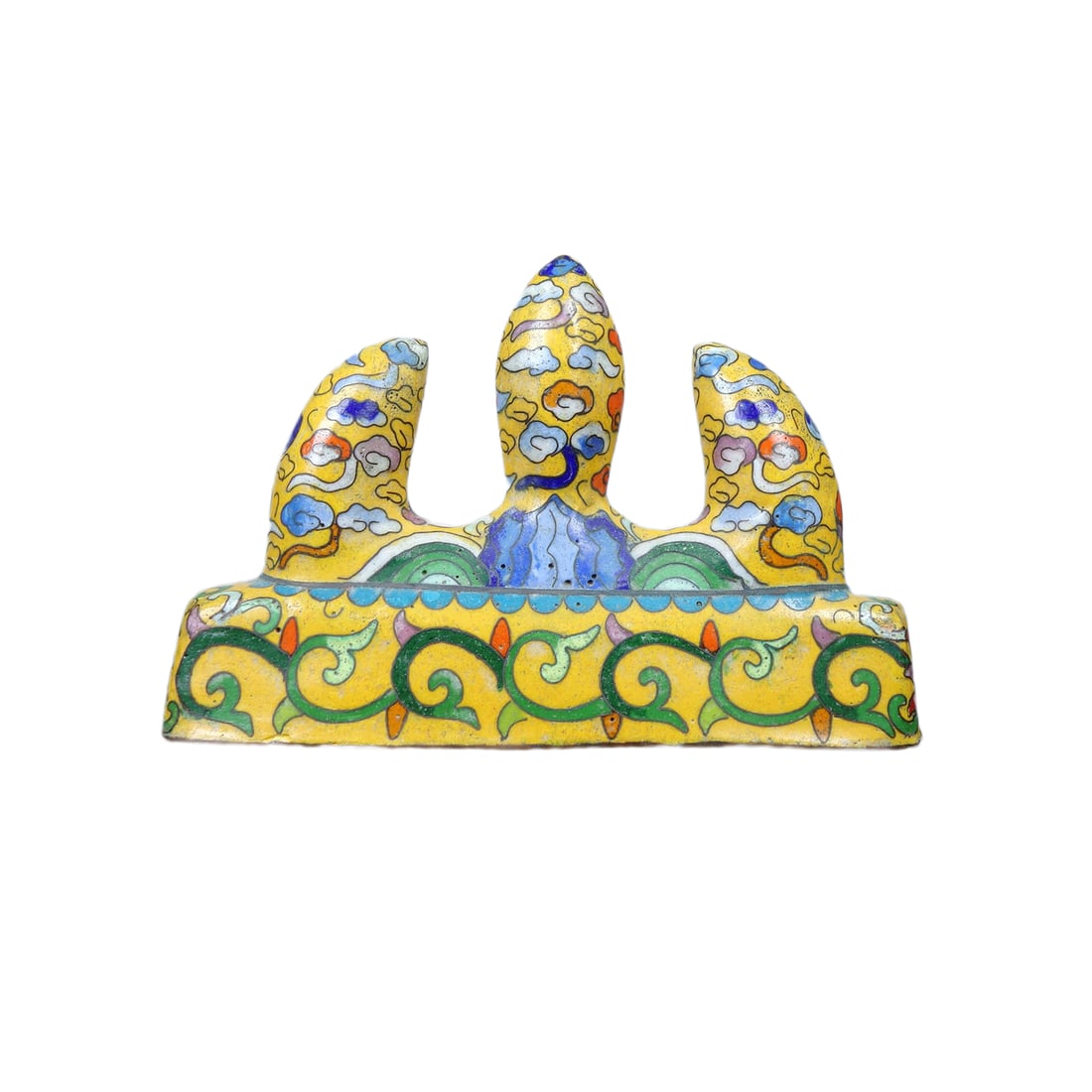 Vintage Copper Cloisonne Brush Pen Shelf: Vintage Copper Cloisonne Brush Pen ShelfDimension: 120 x 85 x 35 (mm) 4.72 x 3.35 x 1.38 (inches) Weight: 0.53 lbs/ 240 g