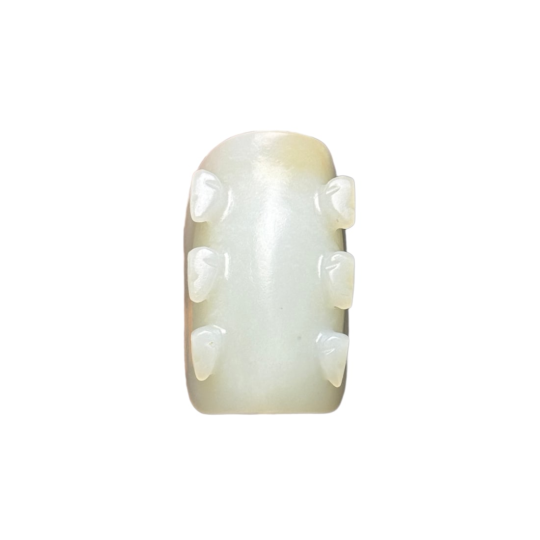 Natural Hetian Jade Hand-Carved Pendant w Turtle Shell: Natural Hetian Jade Hand-Carved Pendant w Turtle ShellDimension: 44 x 27 x 19 (mm) 1.73 x 1.06 x 0.75 (inches) Weight: 0.09 lbs/ 40 g