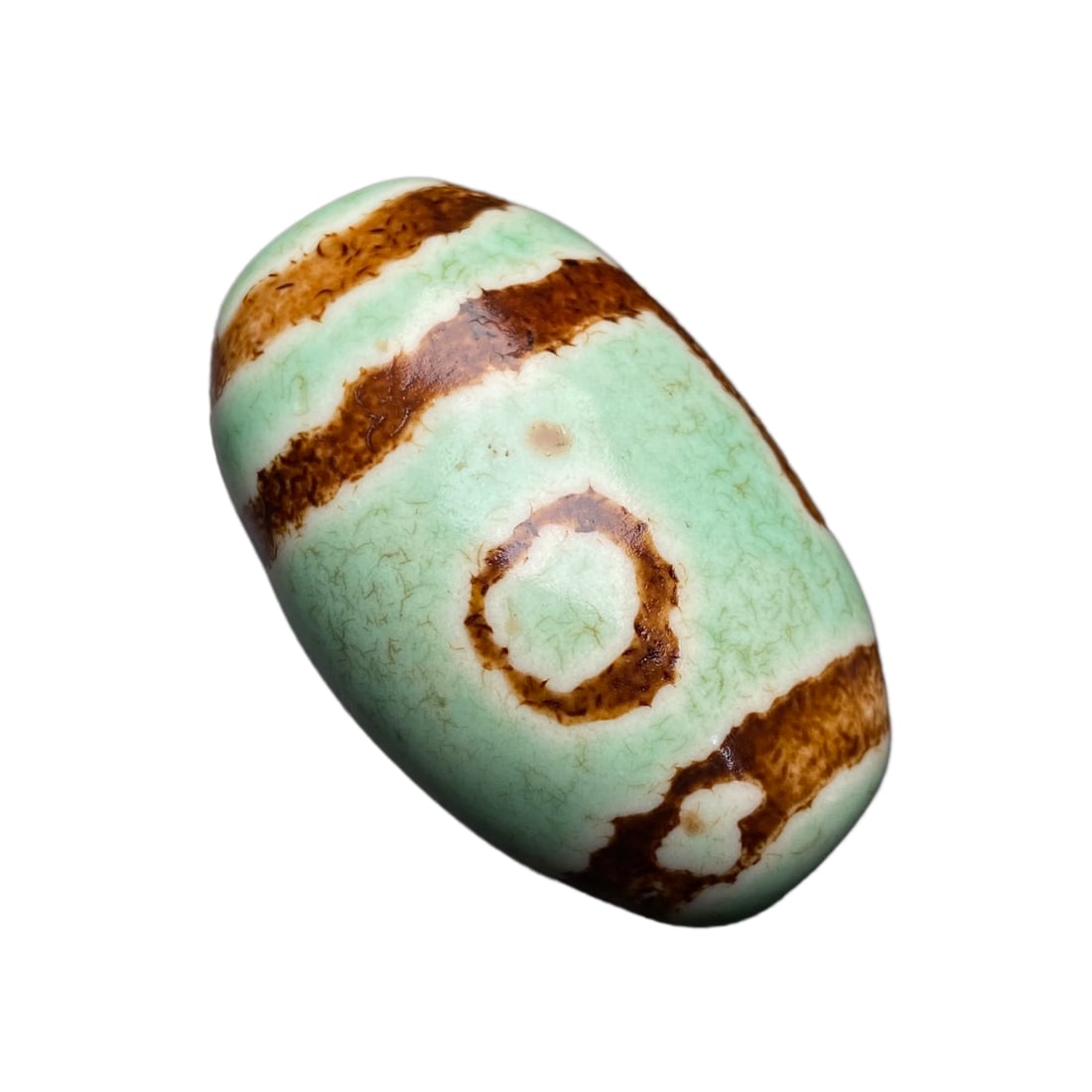Tibetan 2 Eye DZI Agate Lucky Pendant: Tibetan 2 Eye DZI Agate Lucky Pendant Dimension: 39 x 24 x 21 (mm) 1.53 x 0.94 x 0.83 (inches) Weight: 0.06 lbs/ 29.1 g