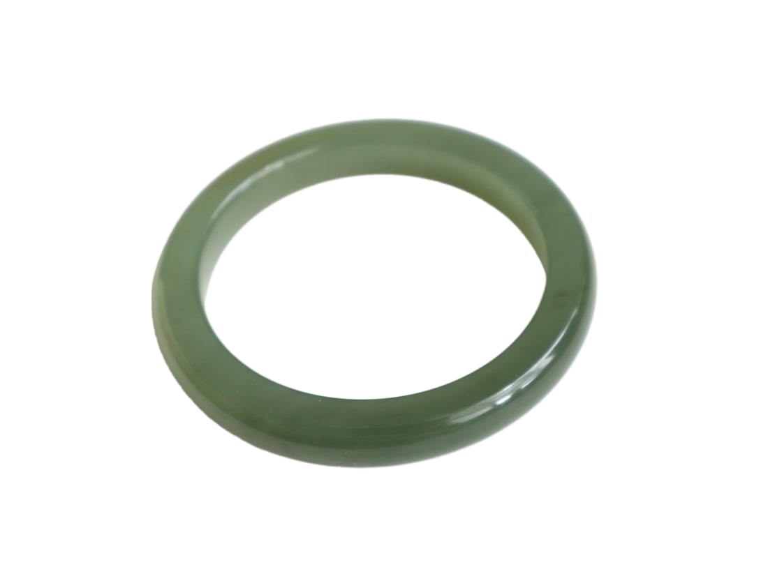 Inside Diameter 55mm Natural Hetian Jade Bracelet (1 of 10)