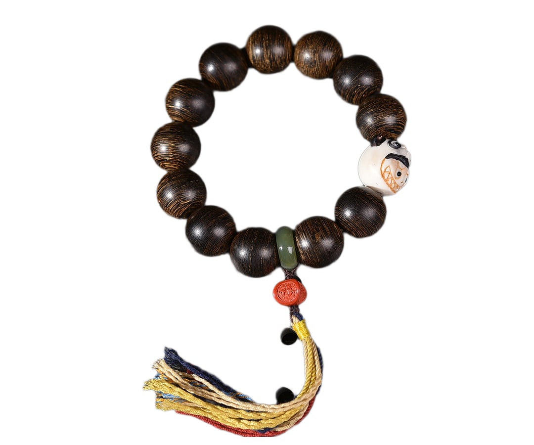 Vintage Chenxiang Wood Beads Bracelet (1 of 6)