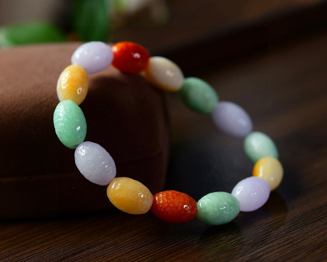 Jadeite Beads Bracelet - 4
