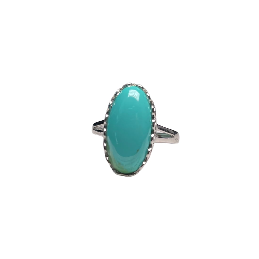 925 Silver Inlay Turquoise Ring: 925 Silver Inlay Turquoise RingDimension: 16.5 x 5.3 (mm)0.65 x 0.21 (inches)