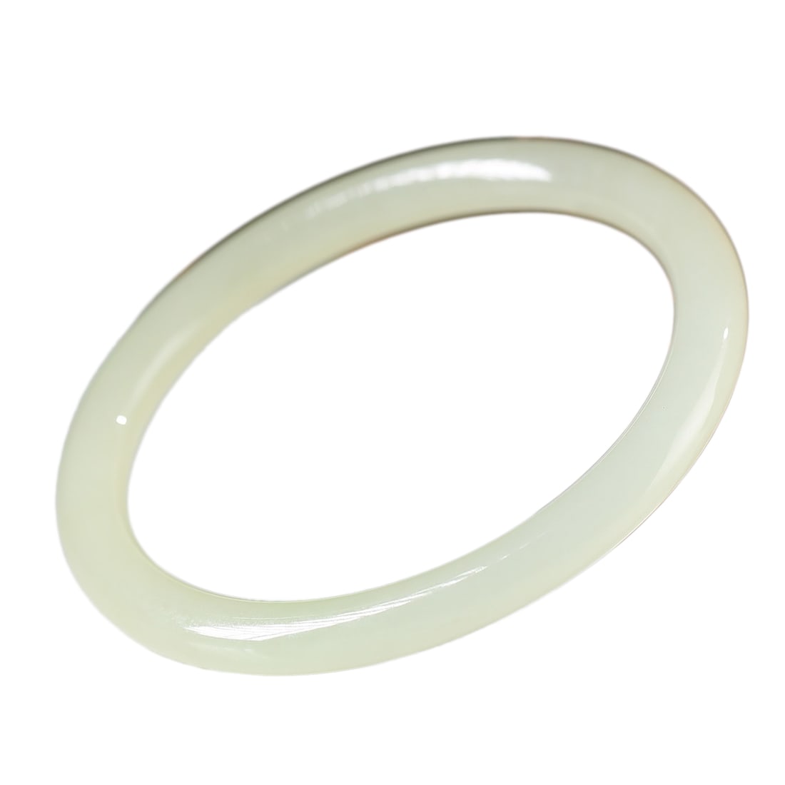 Inside Diameter 59mm Natural Hetian Jade Bracelet (1 of 6)