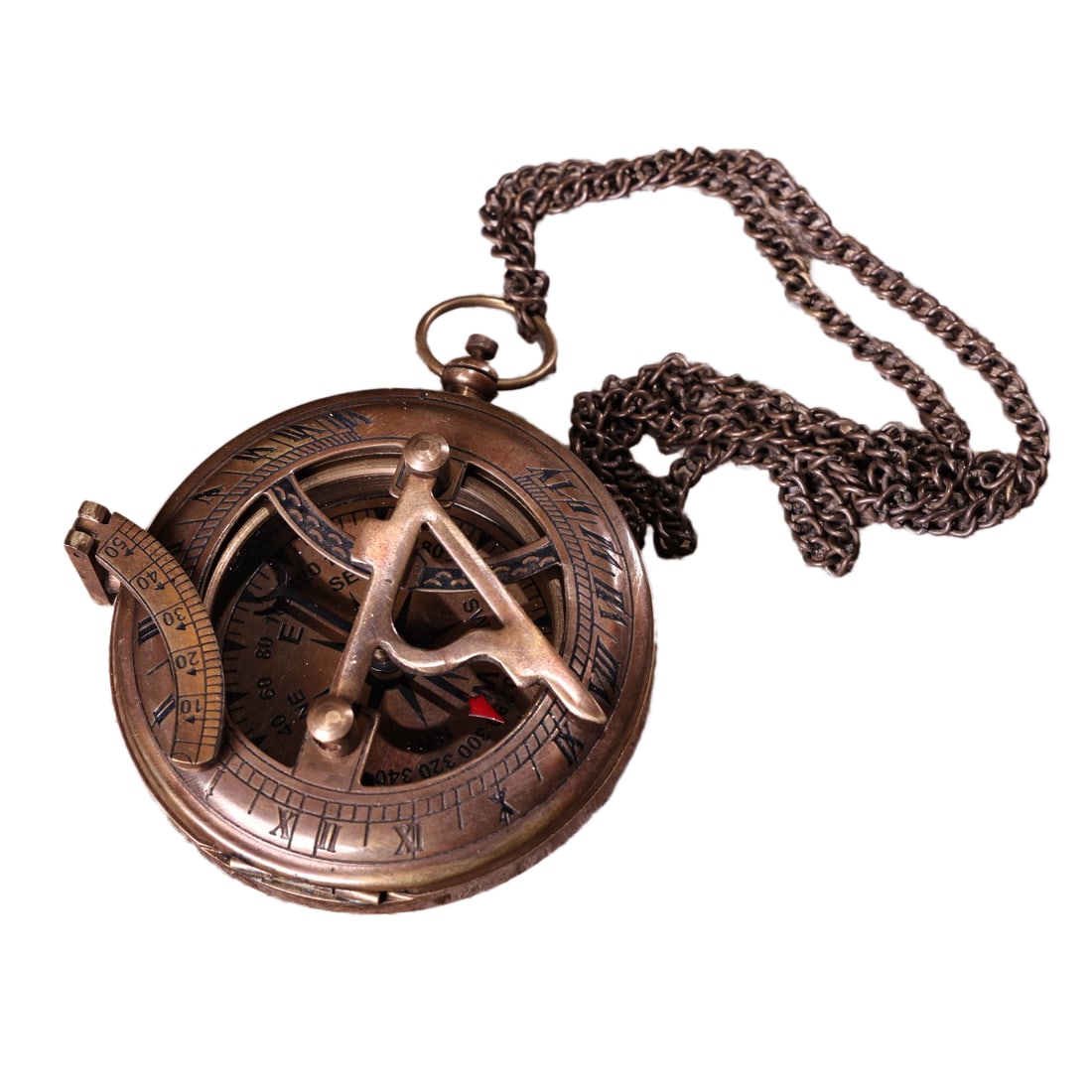 Vintage Copper Compass Pendant (1 of 10)