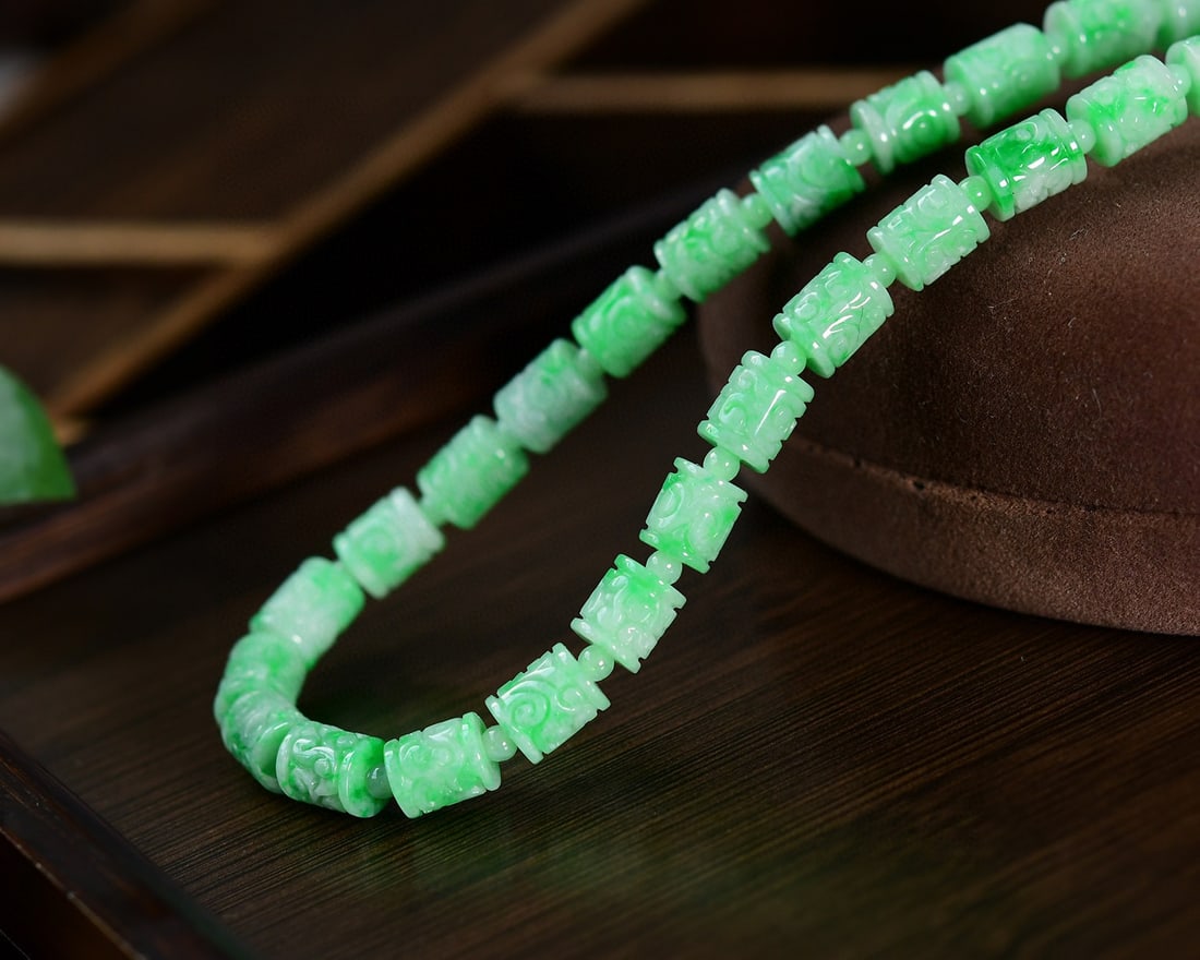 Jadeite Beads Necklace - 3