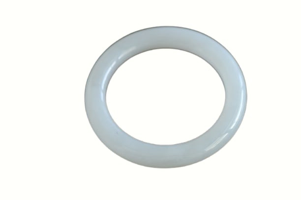 Inside Diameter 57mm Natural White Hetian Jade Bracelet: Inside Diameter 57mm Natural White Hetian Jade Bracelet.Round Bangle?Round outer and inner circles, fully cylindrical in shape?Classic and elegant, ideal for slender wristsInside Diameter: 57 (mm) 2.2