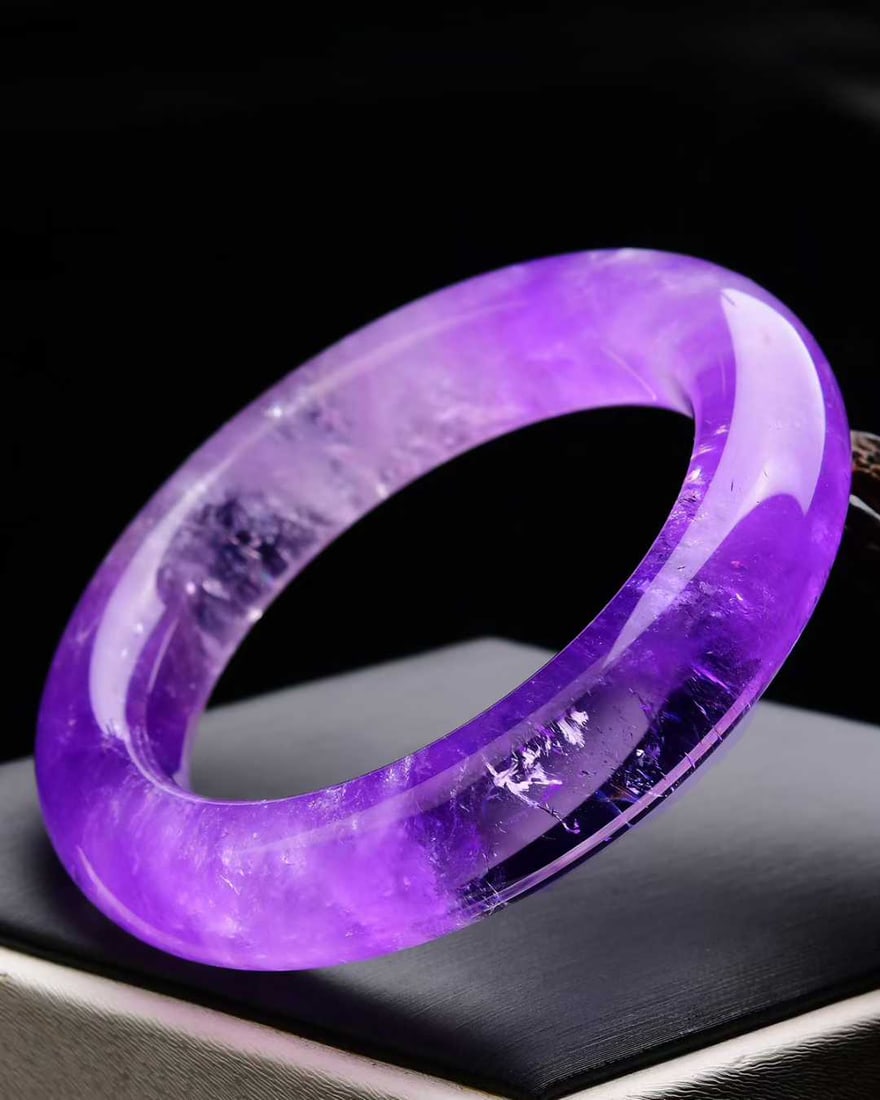Inside Diameter 58mm Amethyst Bracelet - 2