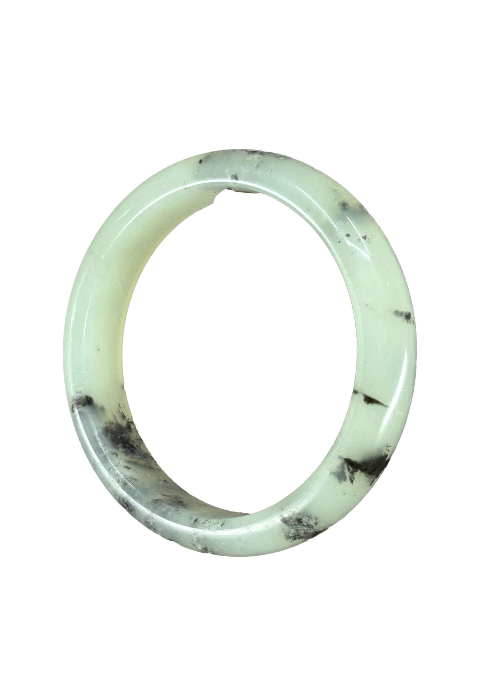 Inside Diameter 59mm Xiuyan Jade Bracelet (1 of 10)