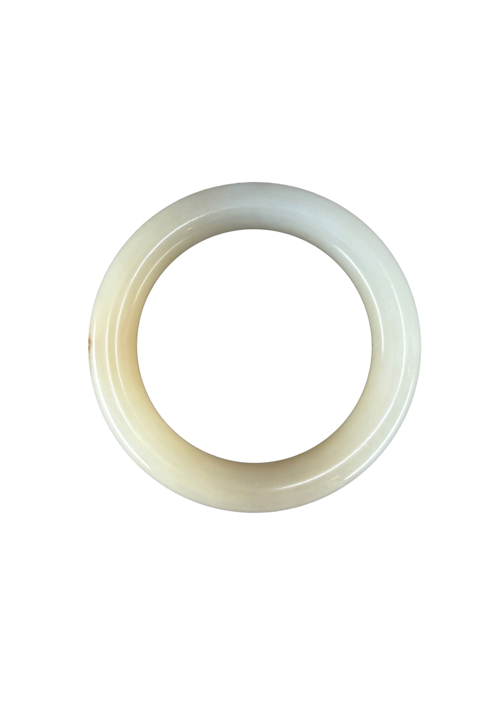 Inside Diameter 56mm Hetian Jade Bracelet: Inside Diameter 56mm Hetian Jade BraceletInside Diameter: 56 (mm) 2.24 (inches)Dimension: 78.5 x 12.5 (mm) 3.09 x 0.49 (inches)Weight: 0.15 lbs/ 67.83 g