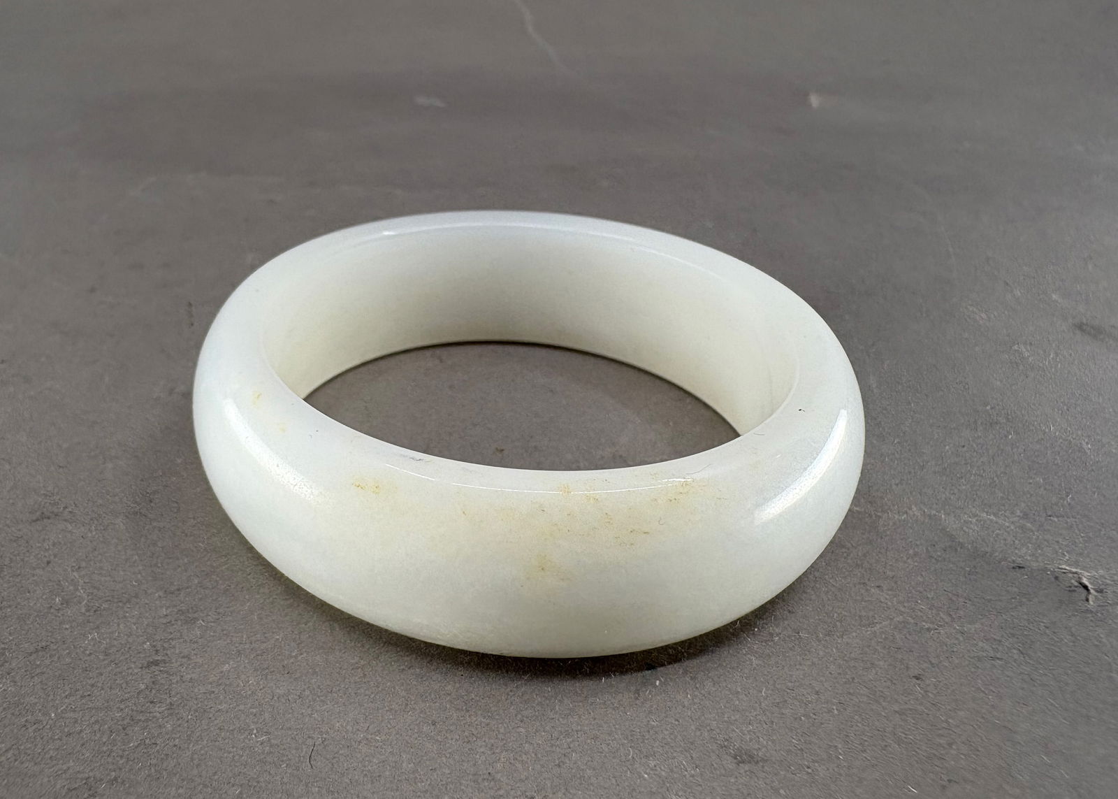 Fine Inside Diameter 53mm Hetian Jade Bracelet (1 of 14)
