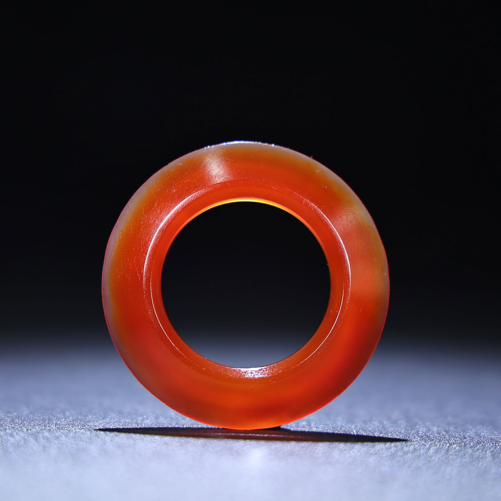 Red Agate Ring Pendant - 2