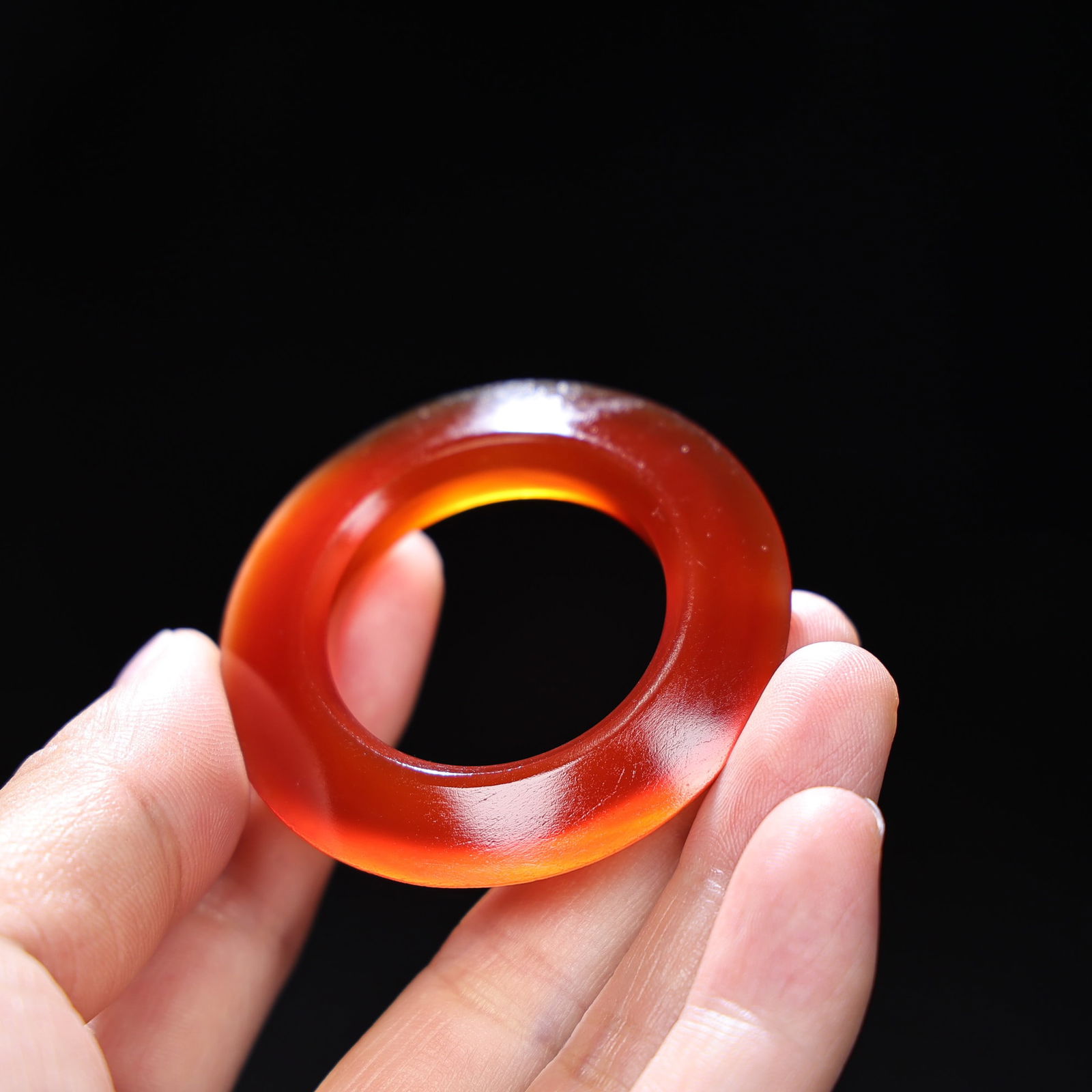 Red Agate Ring Pendant - 3