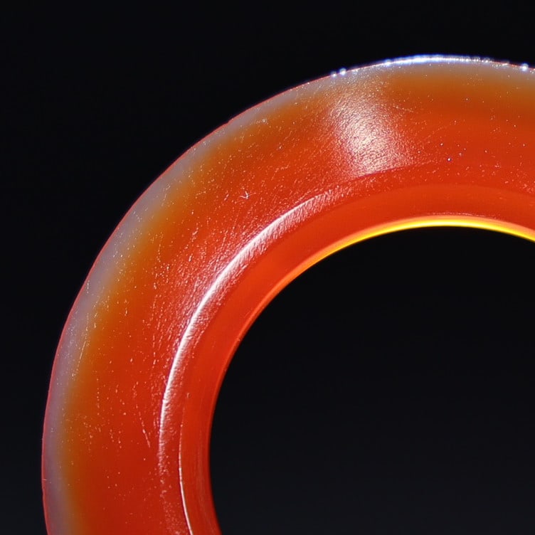 Red Agate Ring Pendant - 4