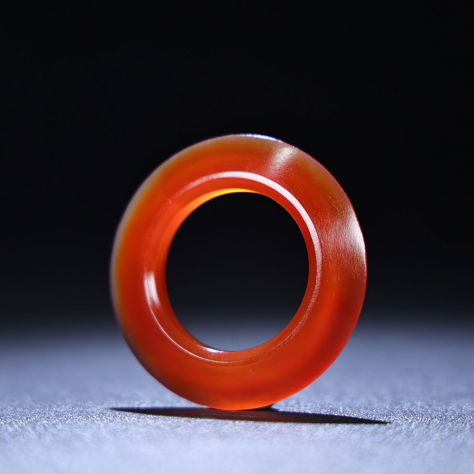 Red Agate Ring Pendant - 5