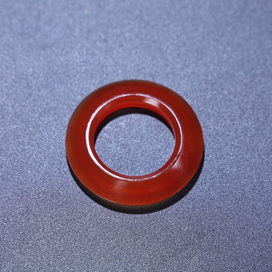 Red Agate Ring Pendant - 6