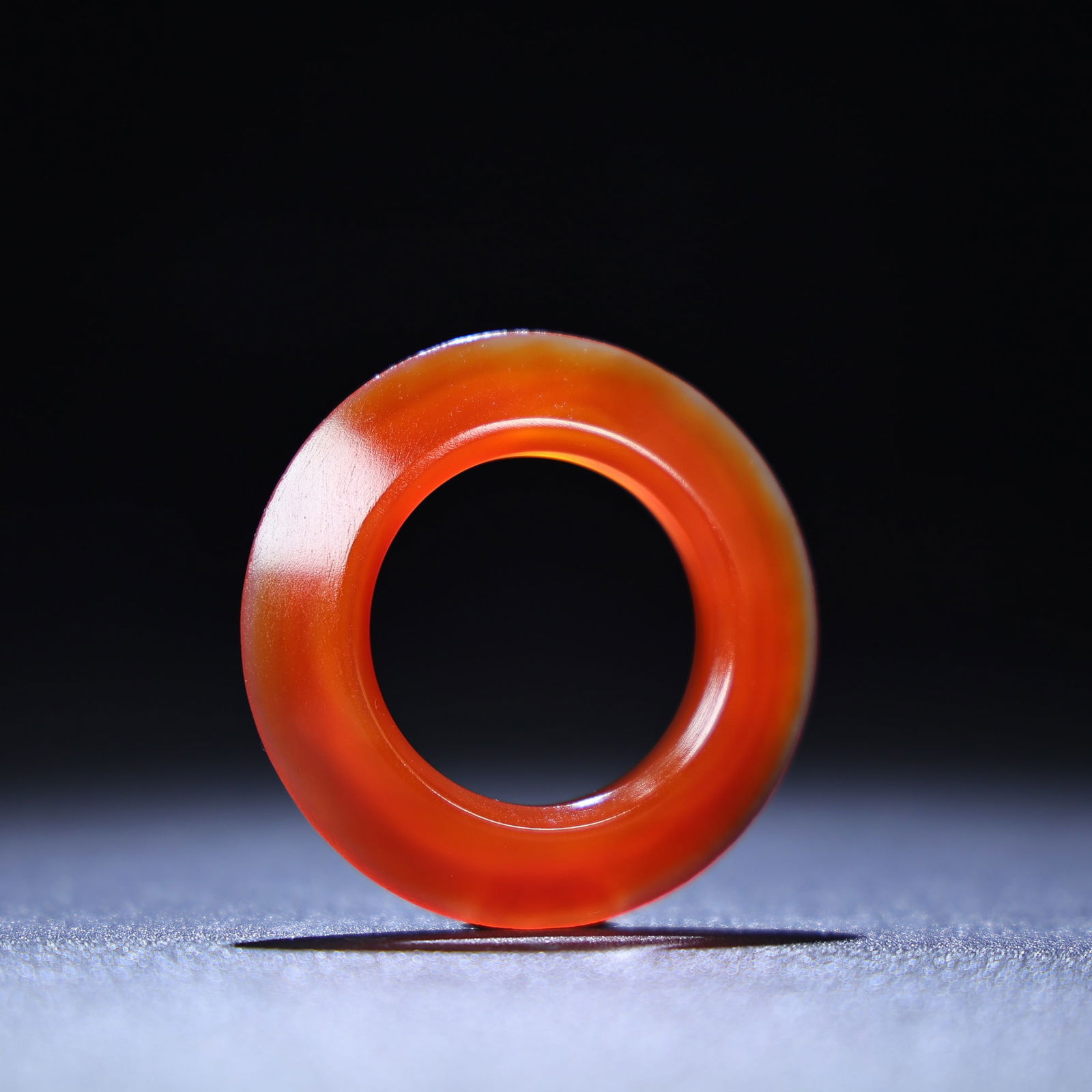 Red Agate Ring Pendant - 8