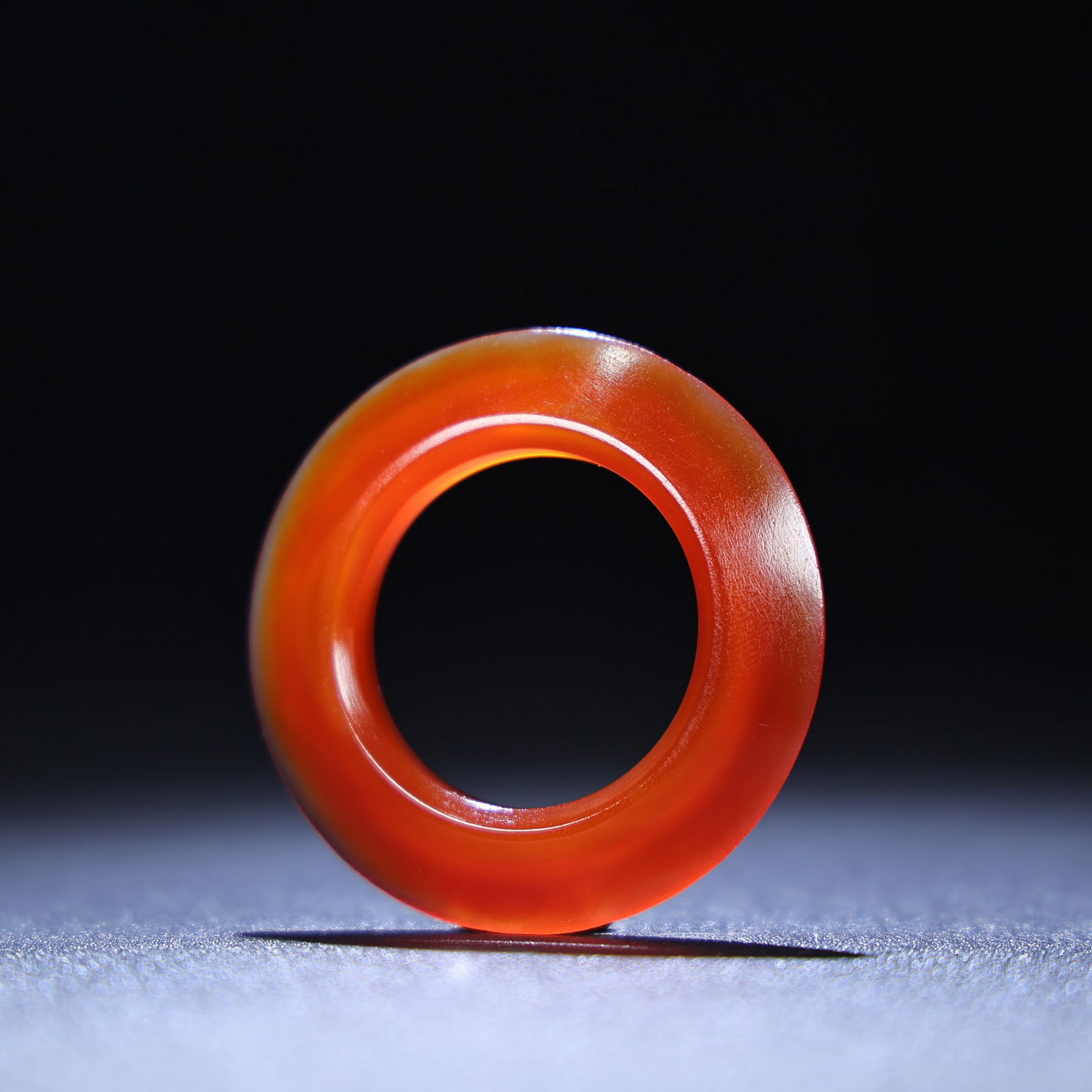 Red Agate Ring Pendant - 9