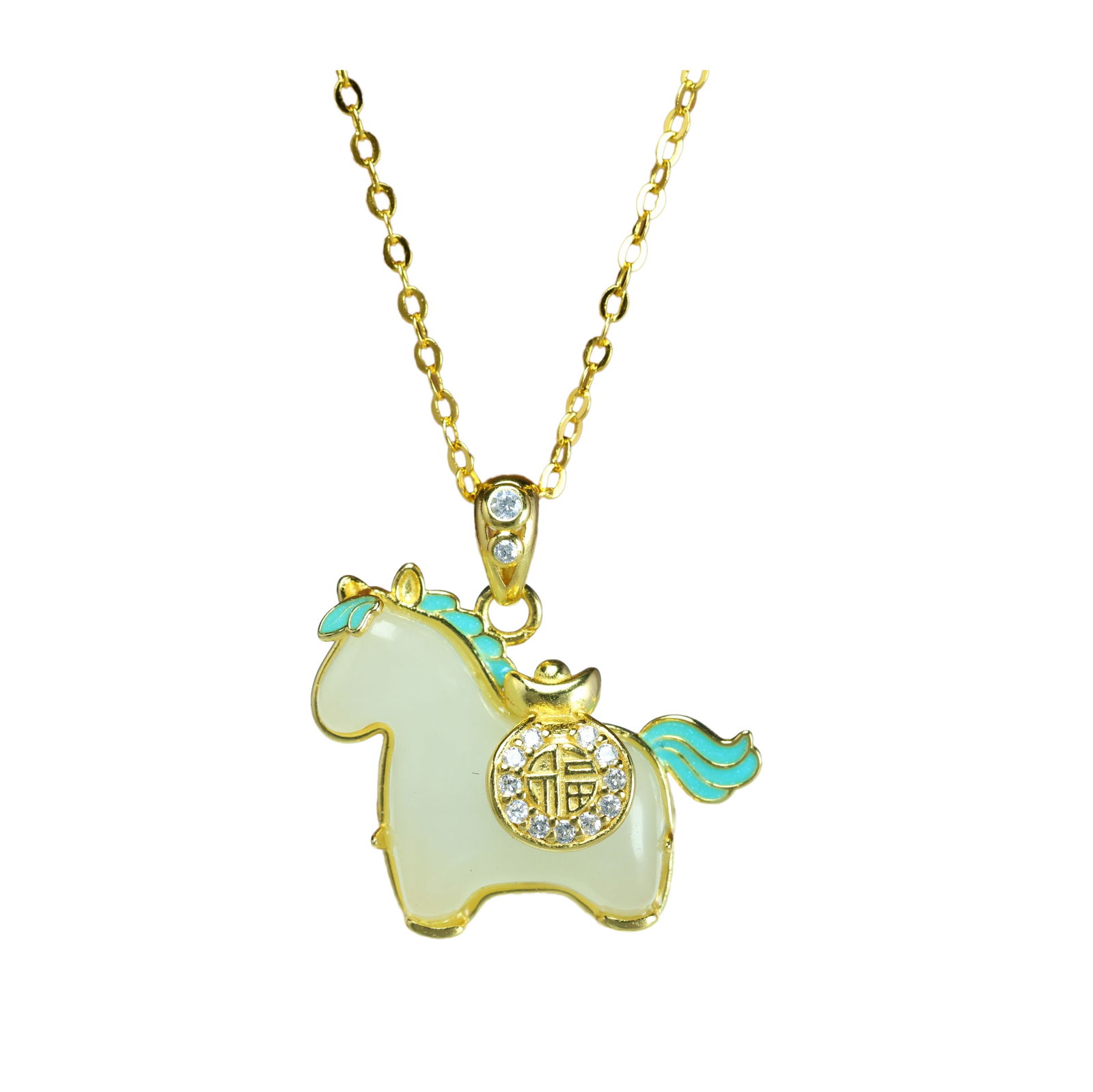 925 Silver Inlay Hetian Jade Hand-Carved Pendant w Horse: 925 Silver Inlay Hetian Jade Hand-Carved Pendant w HorseDimension: 16 x 14 (mm) 0.63 x 0.55 (inches)