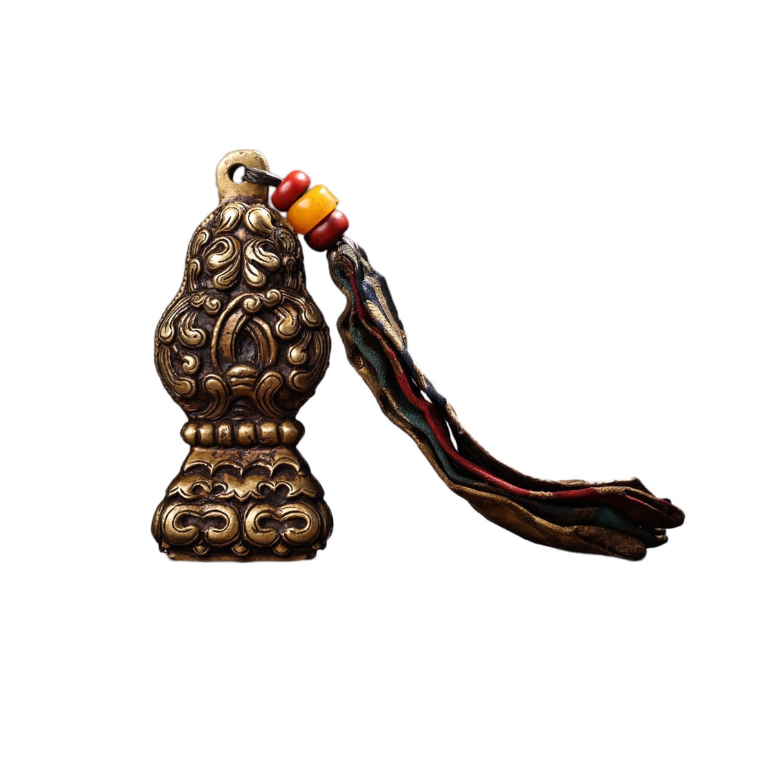 Vintage Tibetan Gilt Gold Copper Seal: Vintage Tibetan Gilt Gold Copper SealDimension: 120 x 50 (mm) 4.72 x 1.97 (inches) Weight: 1.93 lbs/ 877 g