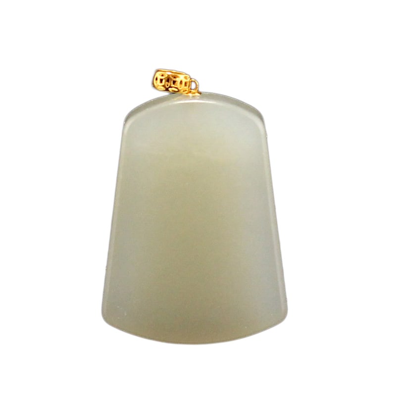 Natural Hetian Jade Hand-Carved Lucky Pendant: Natural Hetian Jade Hand-Carved Lucky Pendant Dimension: 23 x 17 x 4 (mm) 0.90 x 0.67 x 0.16 (inches) Weight: 0.01 lbs/ 4 g