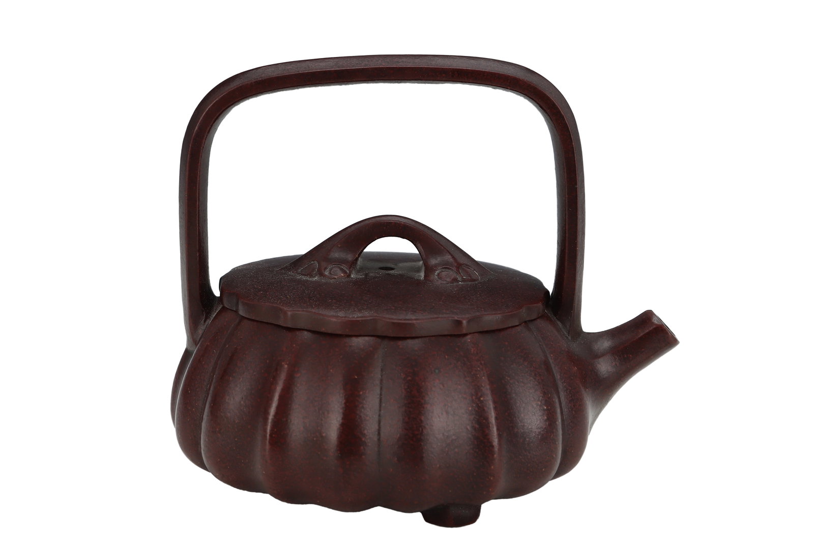Vintage Yixing Zisha Clay Handle Teapot (1 of 10)