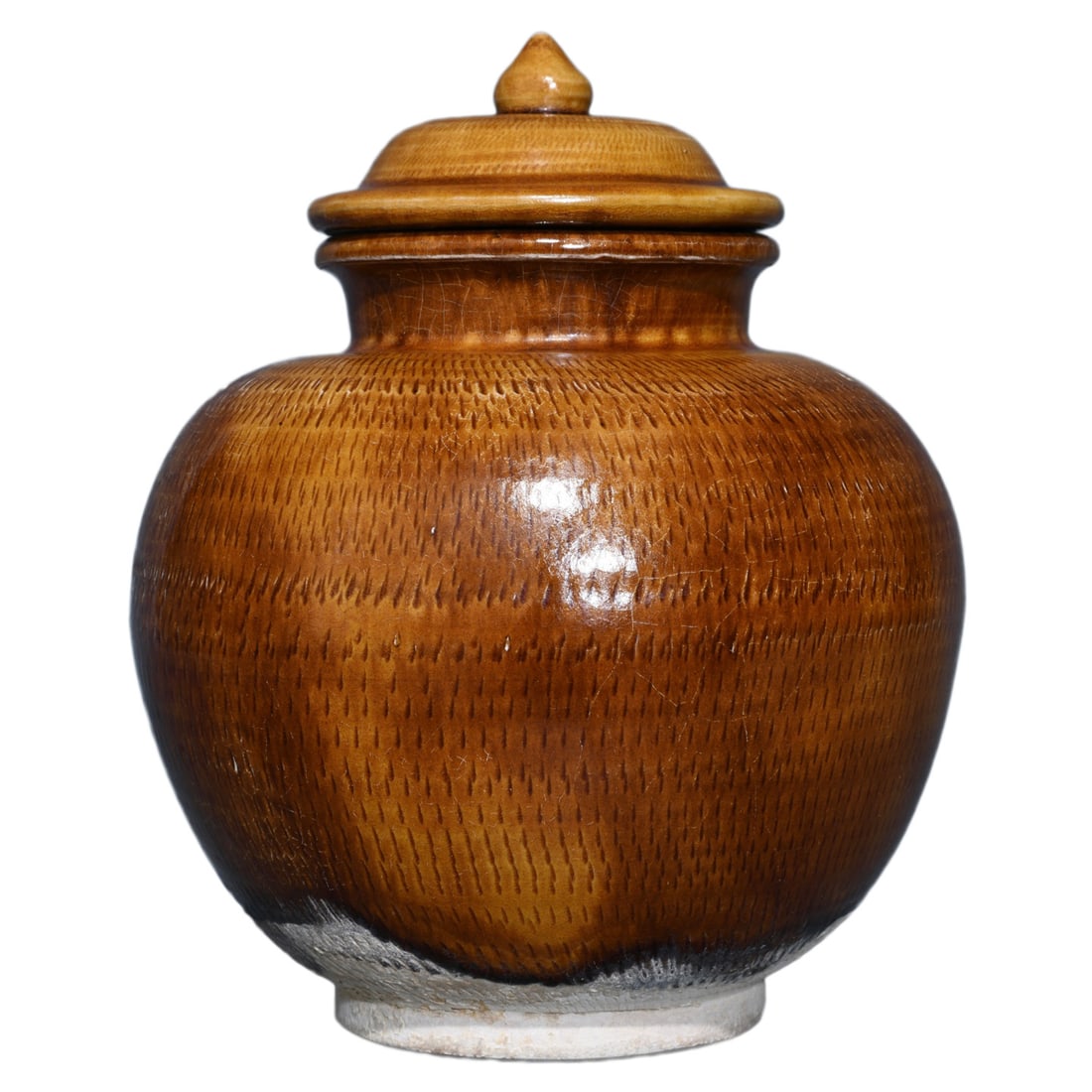 Tang San Cai Porcelain Pot w Lid (1 of 10)