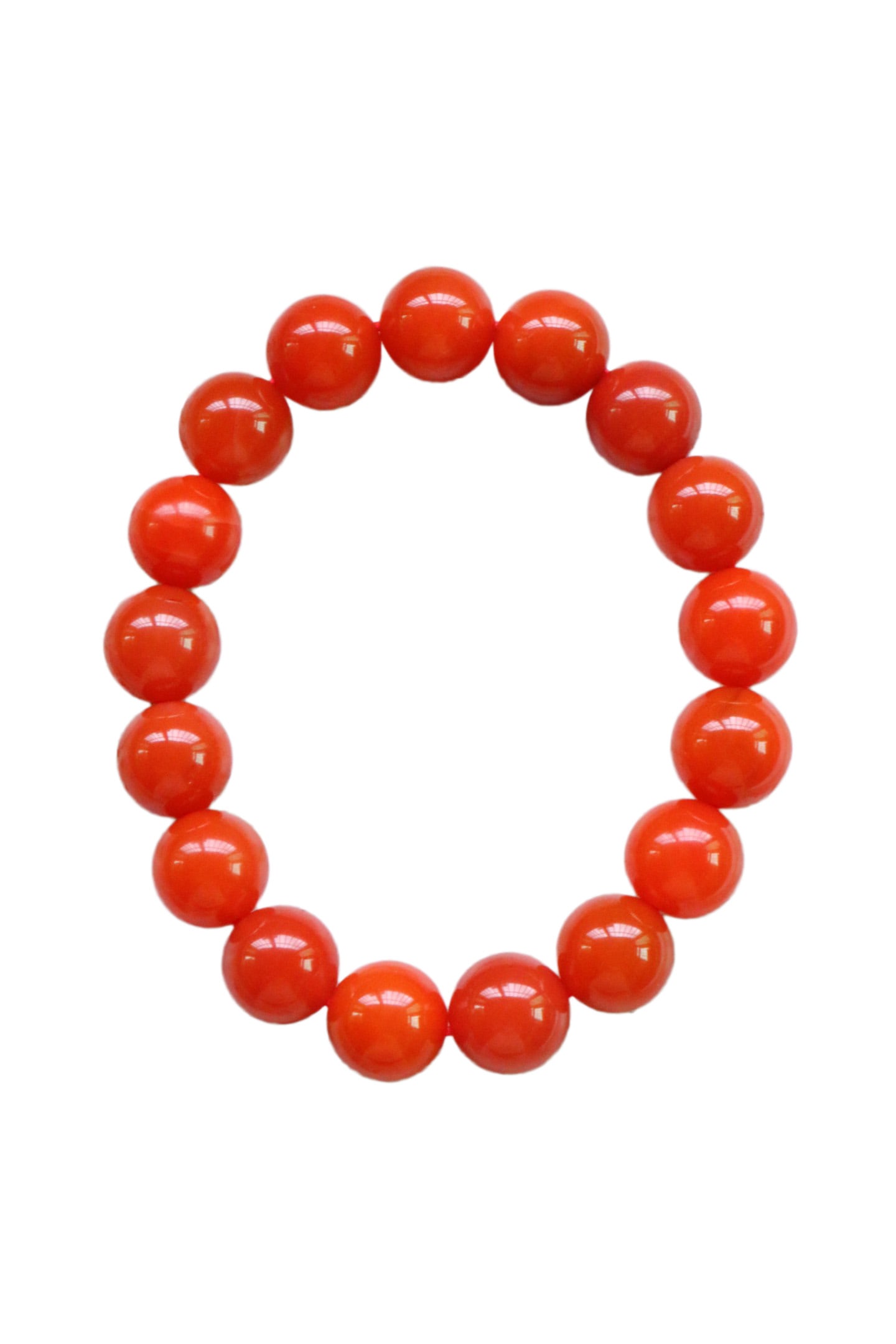 Hand Woven Nanhong Agate Beads Bracelet (1 of 8)