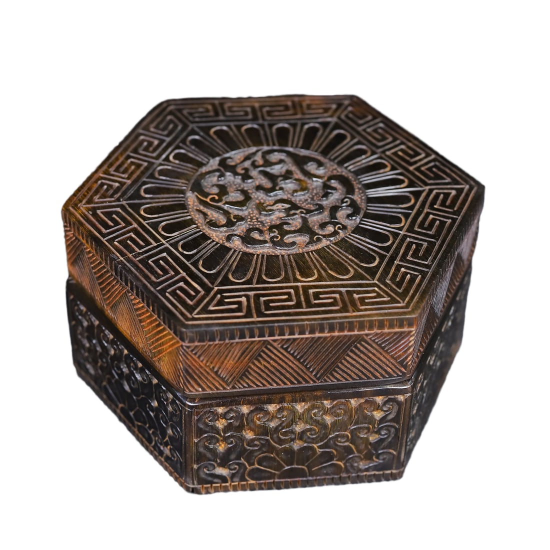 Vintage Ox Horn Jewellery Box (1 of 11)