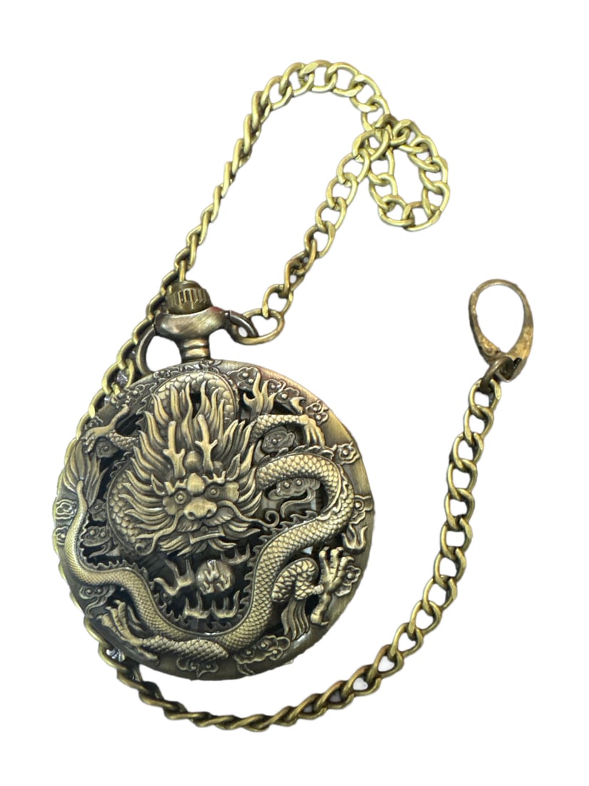 Vintage Copper Mechanical Pocket Watch (1 of 6)