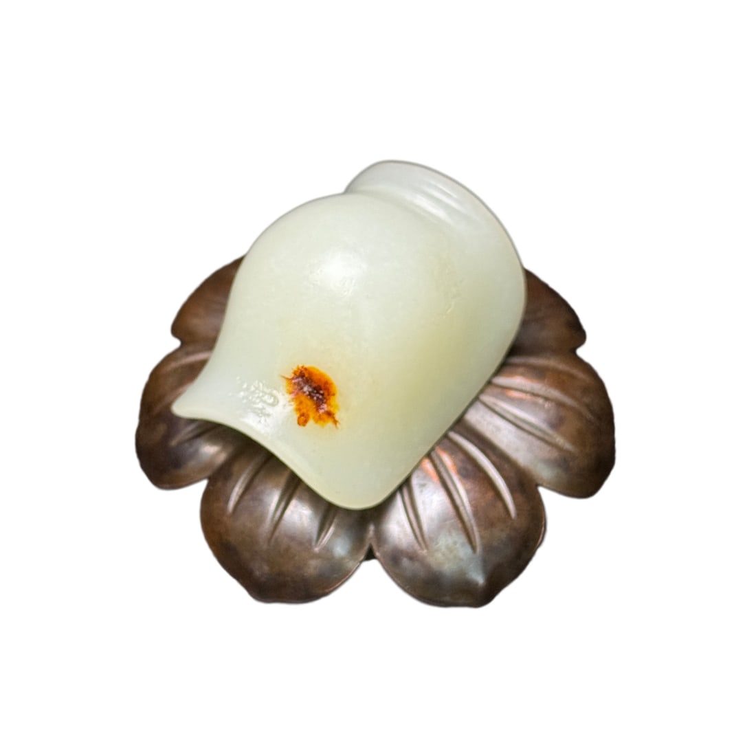 Natural Hetian Jade Hand-Carved Pendant w Turtle Shell (1 of 10)