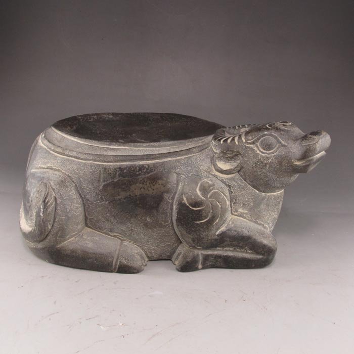 Heavy Chinese Duan Inkstone - Ox: Heavy Chinese Duan Inkstone - Ox Dimension: 220*155*80(mm)8.66*6.10*3.15(in)Weight 10.36 lbs/4700g