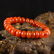 Chinese Natural Nanhong Agate Beads Bracelet