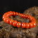 Chinese Natural Nanhong Agate Beads Bracelet - 2