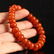 Chinese Natural Nanhong Agate Beads Bracelet - 6