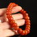 Chinese Natural Nanhong Agate Beads Bracelet - 7