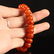 Chinese Natural Nanhong Agate Beads Bracelet - 8