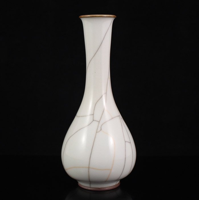 Vintage Chinese Qing Dynasty Ru Kiln Porcelain Vase (1 of 7)