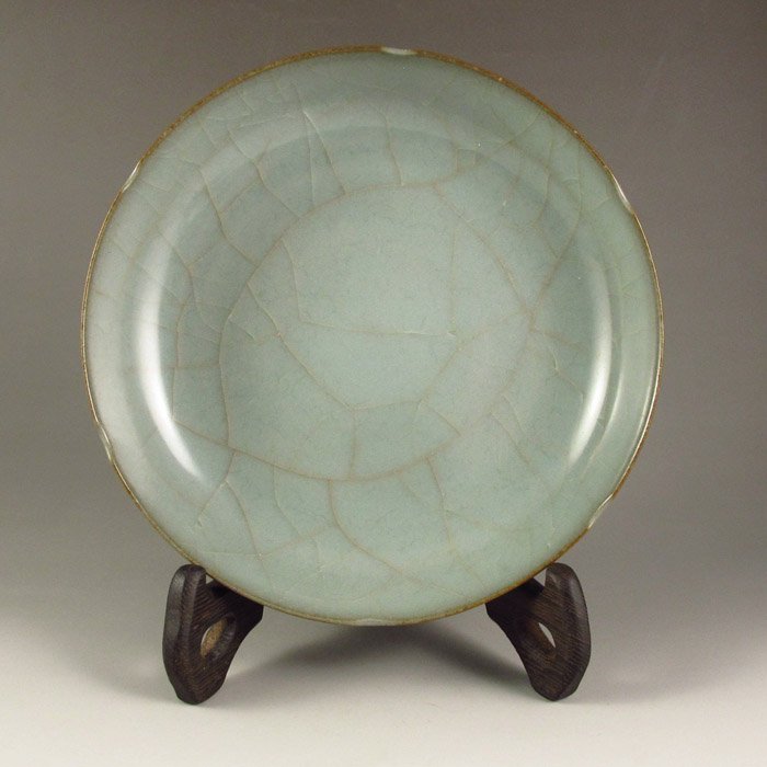 Chinese Long Quan Kiln Porcelain Plate (1 of 5)