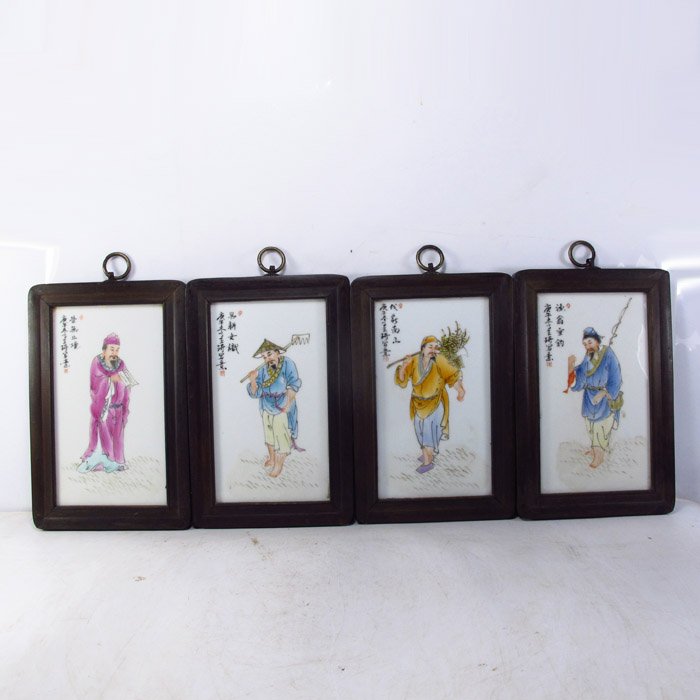 Chinese Famille Rose Porcelain Plaque Painting (1 of 10)