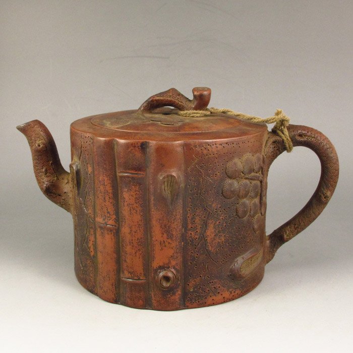 Handmade Chinese Yixing Zisha / Purple Clay Teapot (1 of 8)